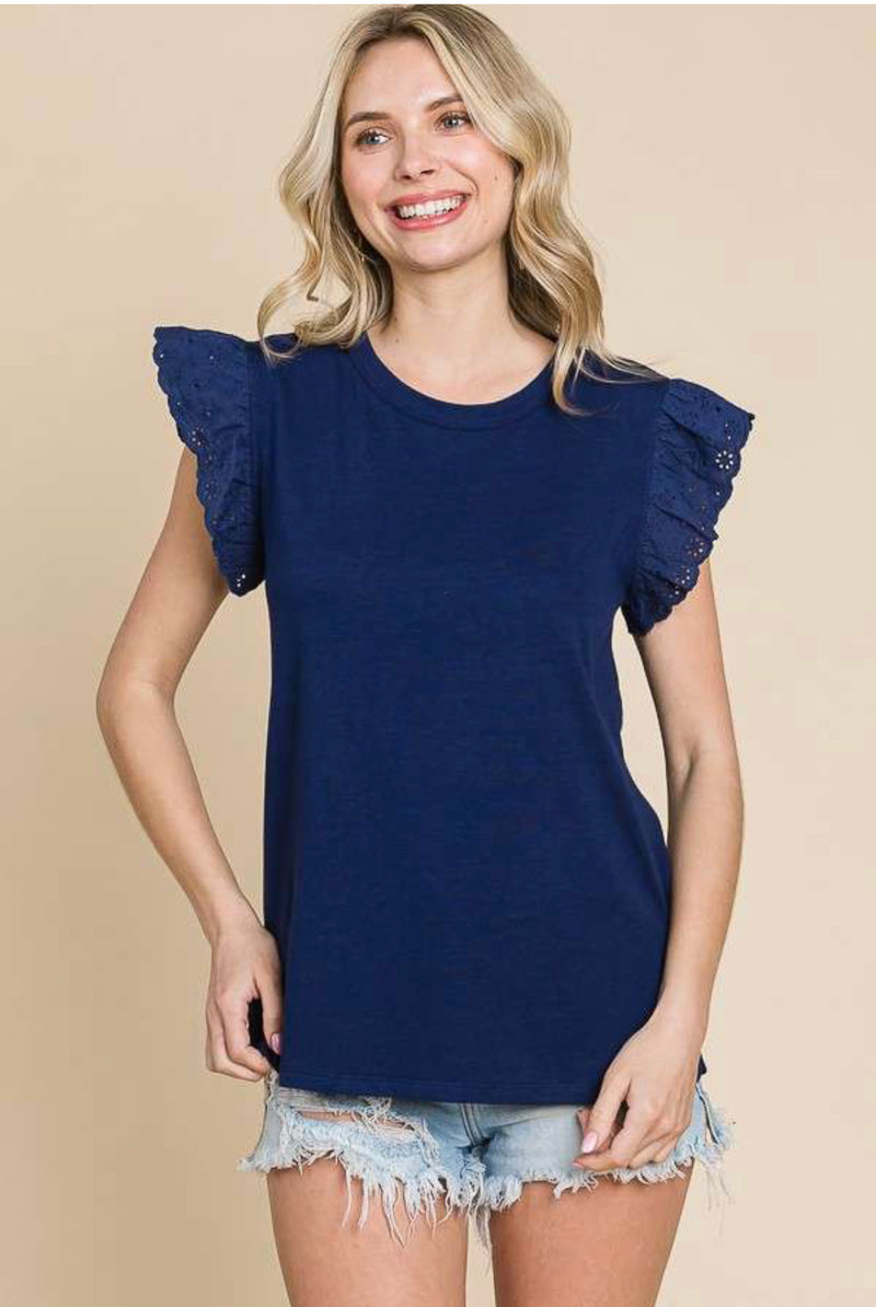 Salute Cap Sleeve Top