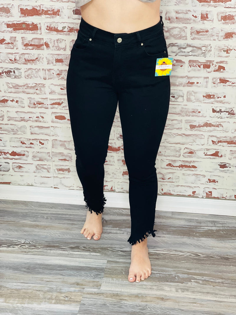 Charlie Mid Rise Skinny Jeans