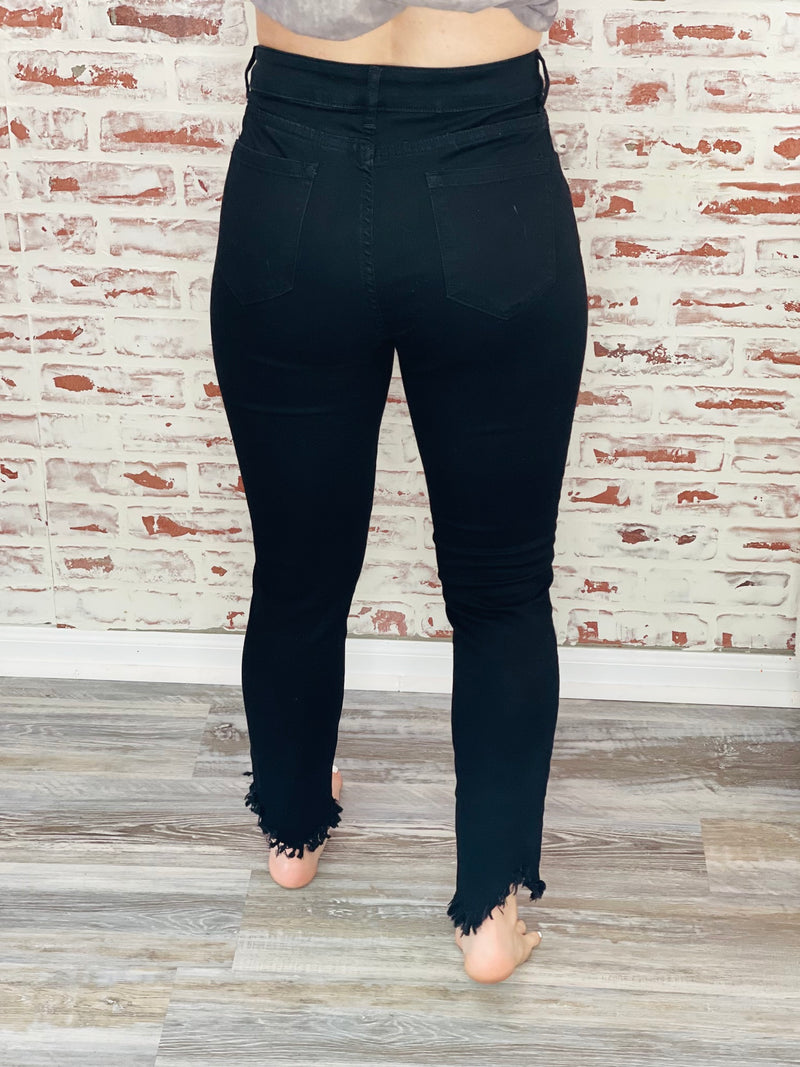 Charlie Mid Rise Skinny Jeans