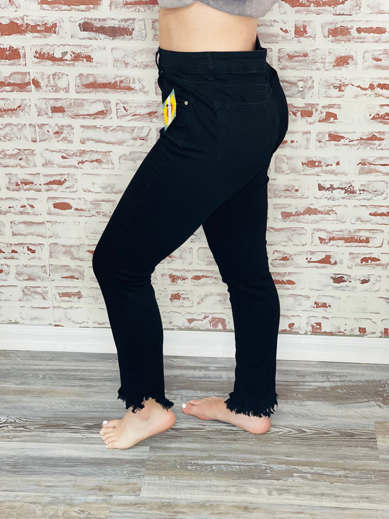 Charlie Mid Rise Skinny Jeans