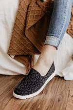 Maya Black Leopard Sneaker