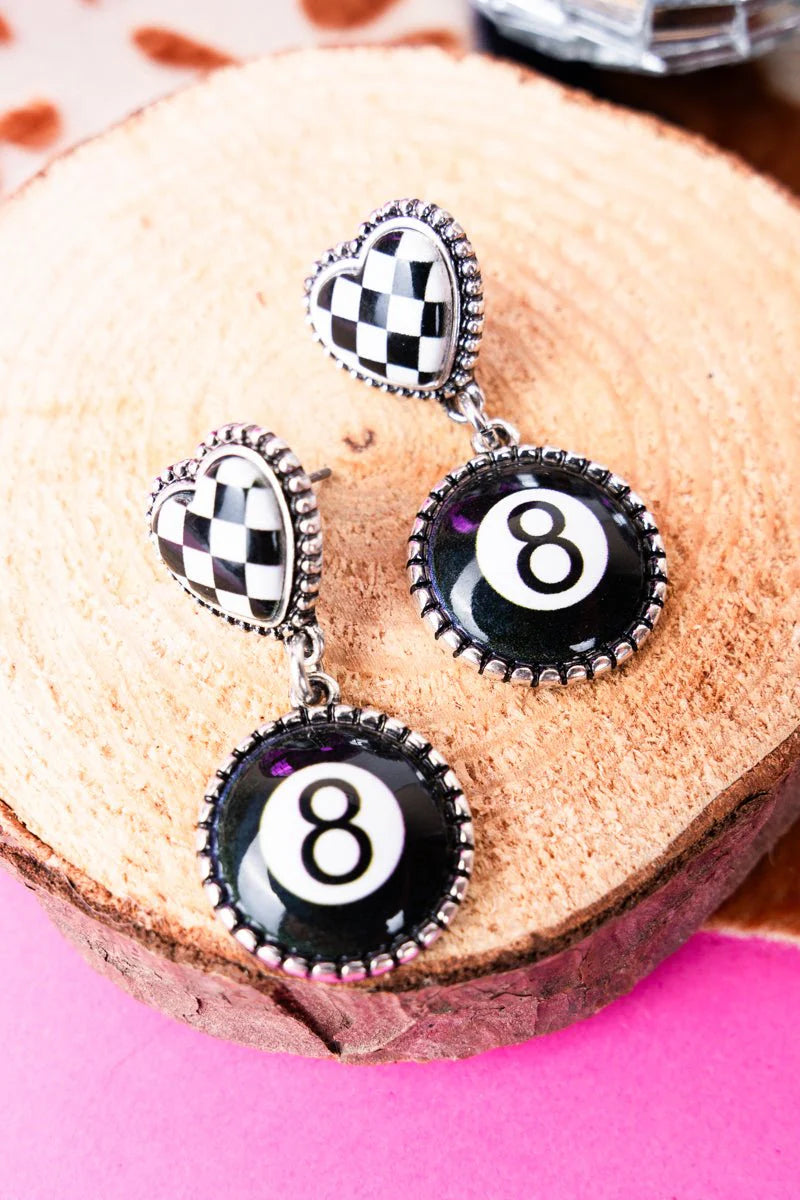 Heart of 8 Earrings