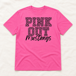 In October We Wear Pink Lightning Bolt Graphic Tee