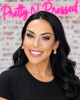 Natalie modeling Tabasco Earring Studs at Pretty N Pressed Boutique
