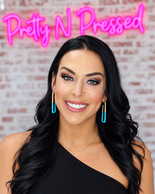 Natalie wearing Henry Earring at Pretty N Pressed Boutique
