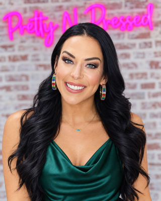Natalie wearing Multi Hoop Earrings