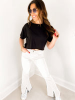 Spencer Split Hem Bells - Girl Code Couture