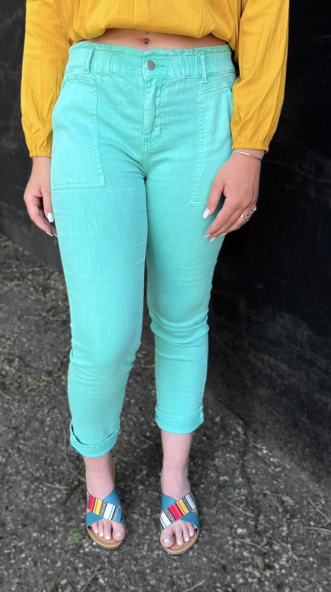 Viviana Mint Jeans
