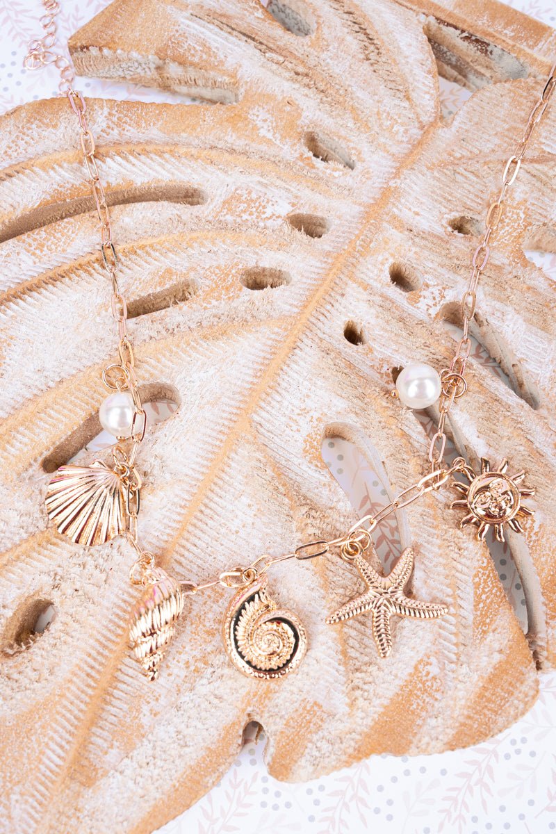 To the Beach Charm Necklace
