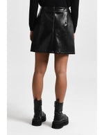Vegan Leather Skirt