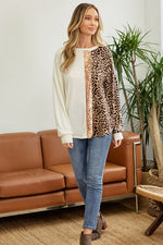 Adorned Top Leopard