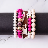 Love and Kisses Bracelet Stack
