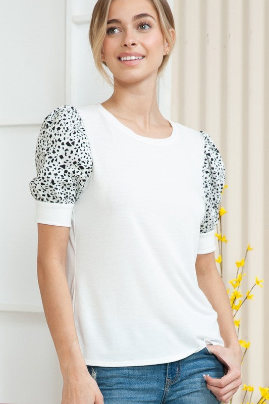 Levi Detail Sleeve Top