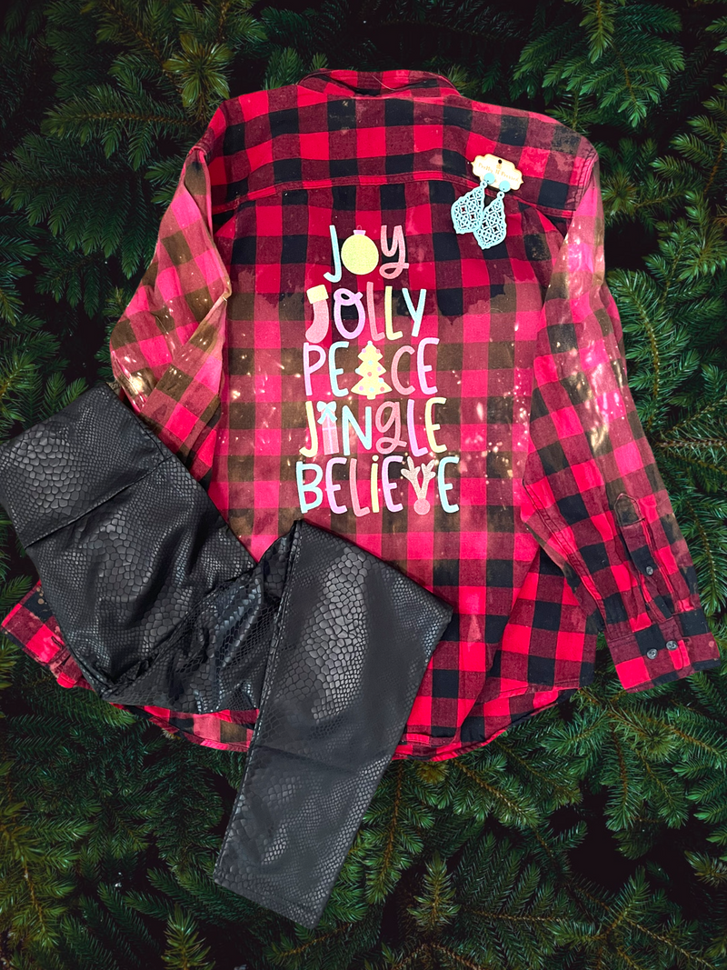 Bleached Holiday Flannels
