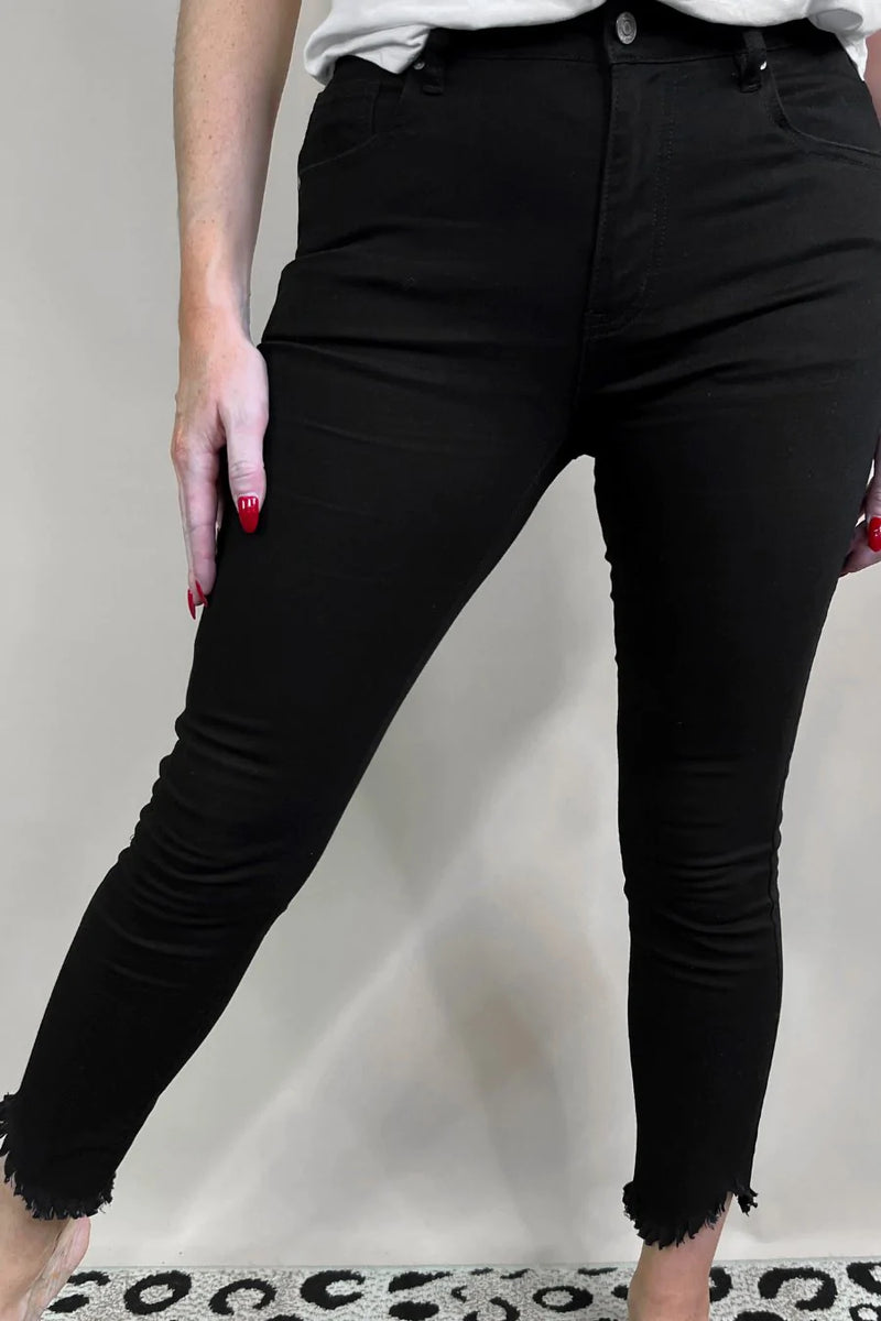 Charlie Mid Rise Skinny Jeans