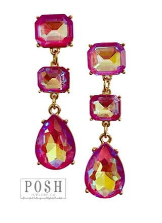Rhinestone earring 9PE406