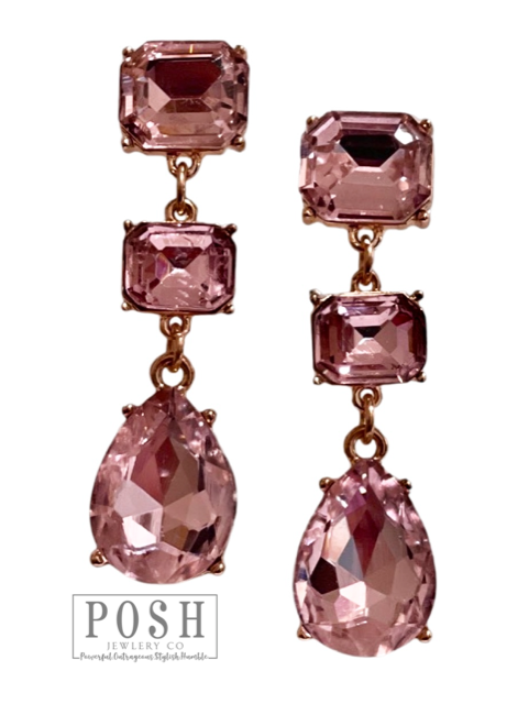 Rhinestone earring 9PE406