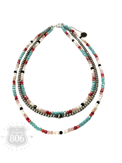 Beaded necklace 806-N093