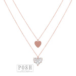 Heart drop necklace 9PN178