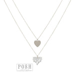 Heart drop necklace 9PN178