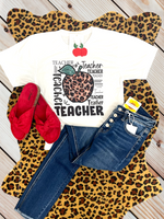 Teacher Leopard Tee