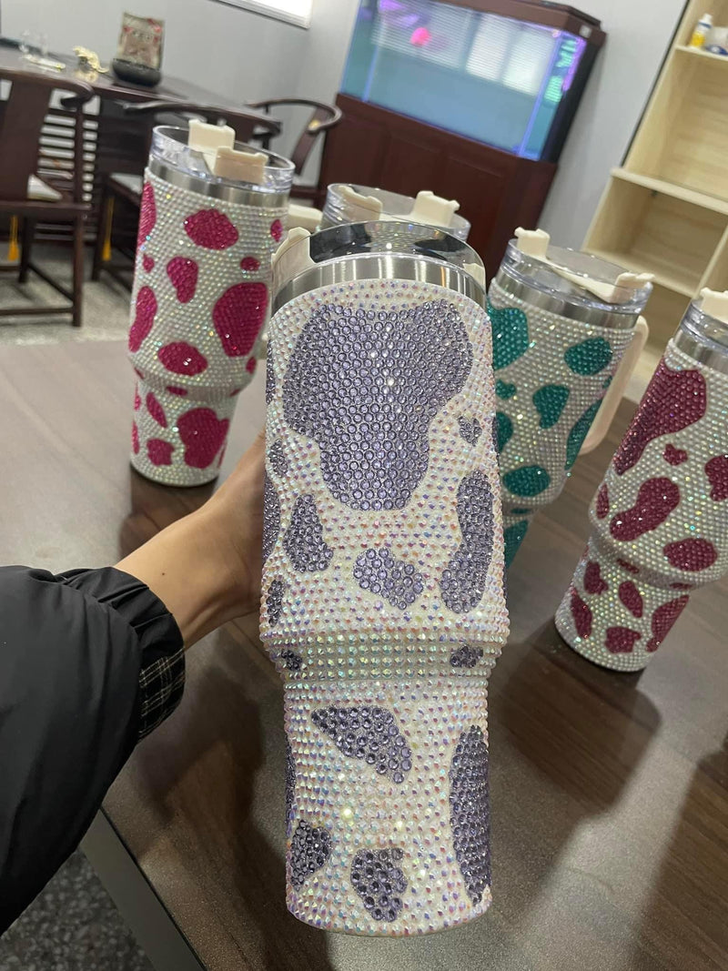 Sparkle Cow Bling Tumbler 40oz