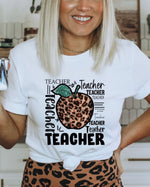 Teacher Leopard Tee