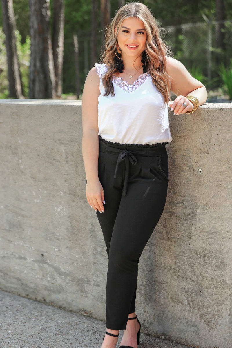 Slice of Style PaperBag Pants