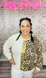 Adorned Top Leopard