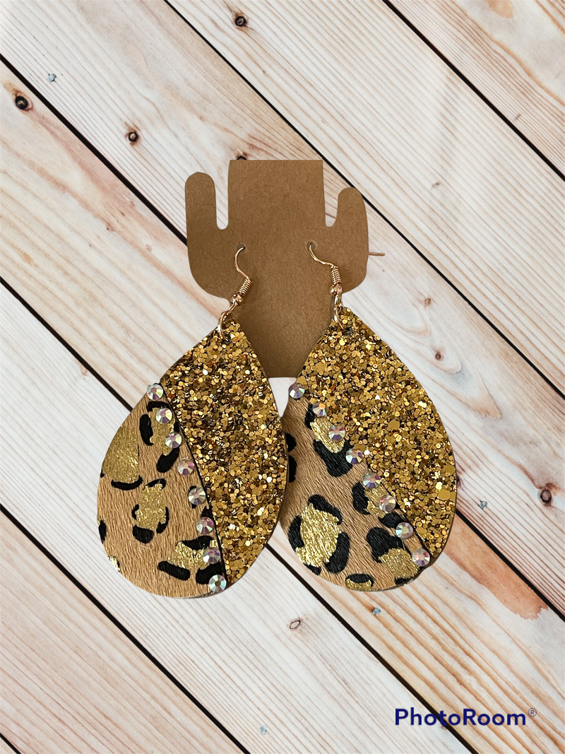 Dakota Leopard Earrings