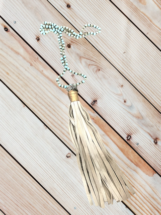 Princess Tassel Charm Necklace