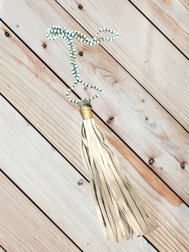 Princess Tassel Charm Necklace