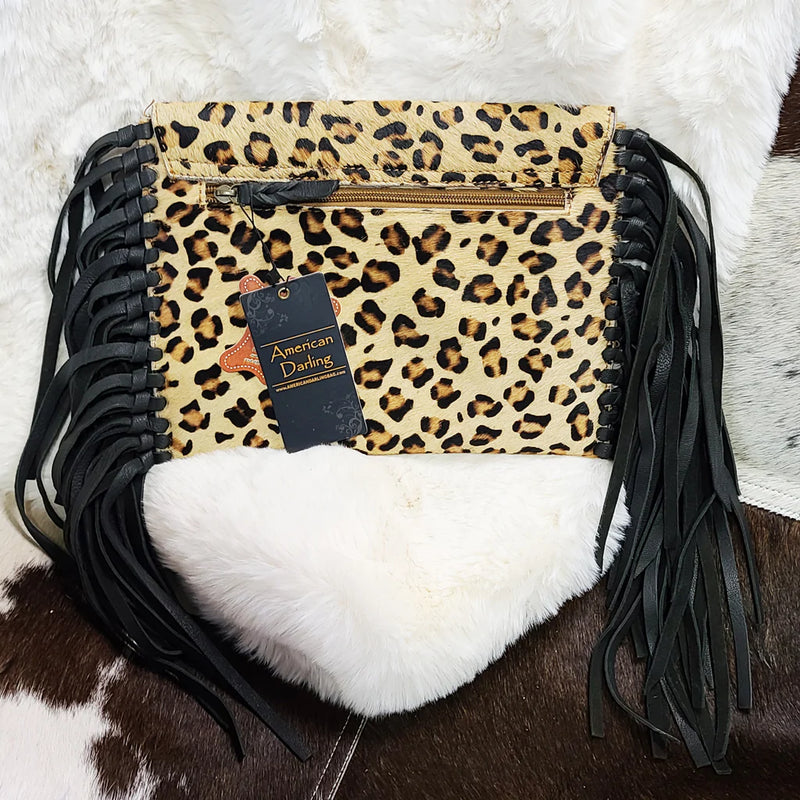 Clancey Leopard Clutch
