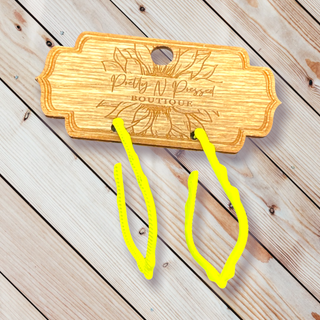 Neon Moon Earrings