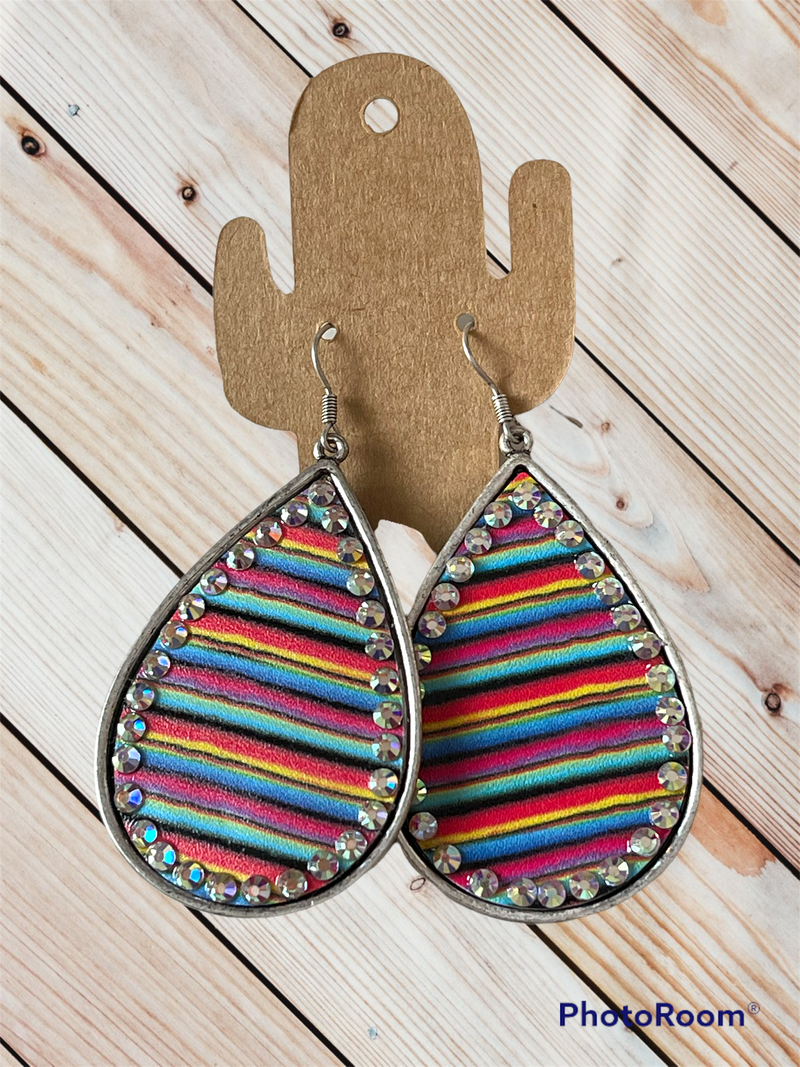 Serape Drop Earring