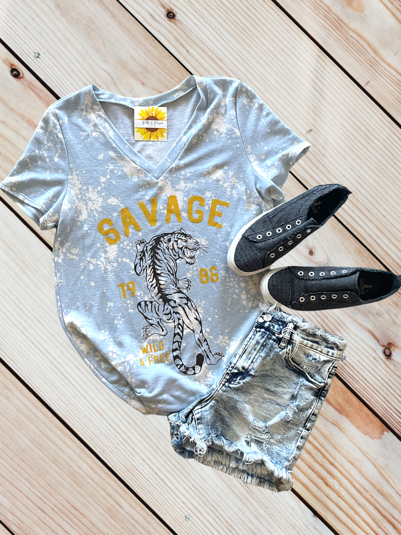 Savage Bleached Tee