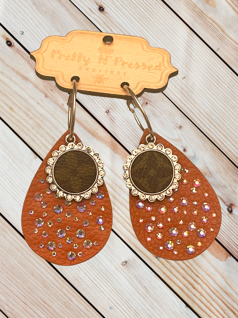 Rust Earrings