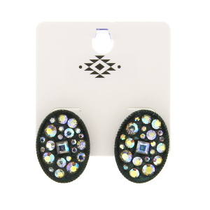 Outlaw Earrings Black