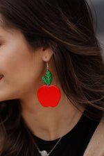 A is for Apple Earring