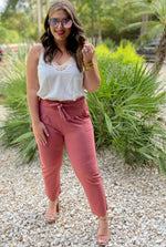Slice of Style PaperBag Pants