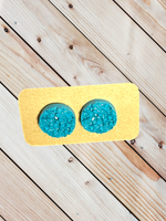 Druzy Studs Round