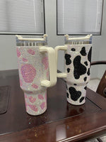 Sparkle Cow Bling Tumbler 40oz