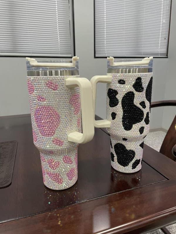 Sparkle Cow Bling Tumbler 40oz